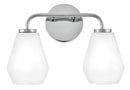 Small Two Light Vanity - 85502CM - www.donslightouse.ca