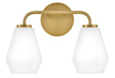 Small Two Light Vanity - 85502LCB - www.donslightouse.ca