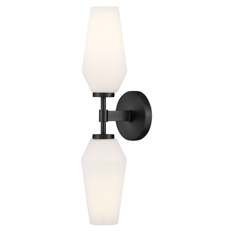 Large Two Light Sconce - 85505BK - www.donslightouse.ca