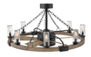 902928FMB-LWD Sawyer 36" with 28" LED Smart Fandelier www.DonsLightHouse.ca