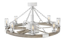 902928FMW-LWD Sawyer 36" with 28" LED Smart Fandelier www.DonsLightHouse.ca