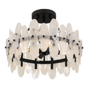 Abigail Semi flush 4 lights matte black - ABI1718MBK