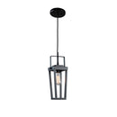 Carriage 1 Light Pendant Black - AC11701BK