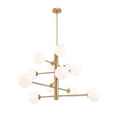 Aurelia Collection 12-Light Chandelier Brass