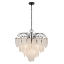 Alessia 10 Light Chandelier, Black - AC11781BK