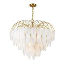 Alessia Collection 19-Light Chandelier Brushed Brass - AC11782BR