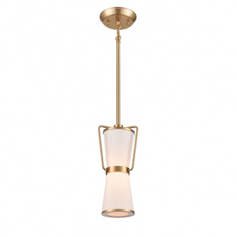 Layla Single Pendant Brushed Brass