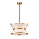 Layla Pendant 17" Diameter Brushed Brass