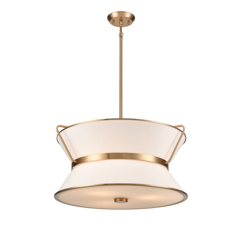 Layla Pendant 23.5" Diameter Brushed Brass