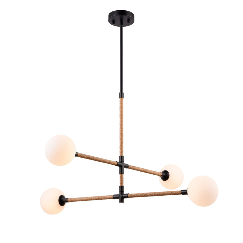 Capilano Collection 4-Light Chandelier Black