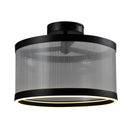 Cora Integrated LED Semi Flush Mount, Silver - AC11893SL