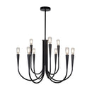 Bronte Collection 9-Light Chandelier Black