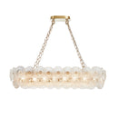 Bloom Collection 18-Light Linear Chandelier Brass - AC11963BR