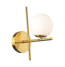 Modena - 1-Light Wall Sconce - Plated Brushed Brass