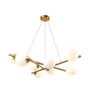 Modena - 9-Light Chandelier - Plated Brushed Brass
