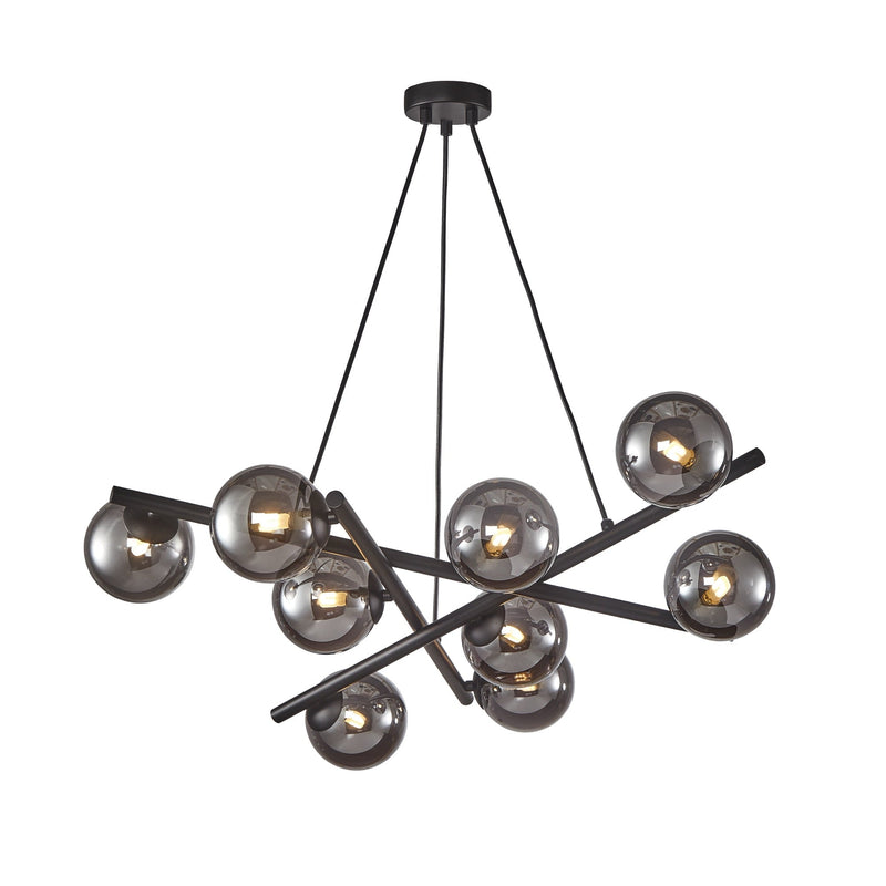 Modena - 9-Light Chandelier - Black