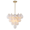 Globo Collection 9-Light Chandelier Brass