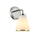 Zoey 1 Light Wall Sconce, Polished Nickel - AC12121PN