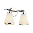 Zoey 2 Light Bathroom Vanity, Polished Nickel - AC12122PN