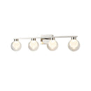 Colton 4 Light Bathroom Vanity, Chrome - AC12194PN