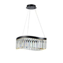 Jules Integrated LED Chandelier 19", Black - AC12206BK