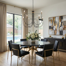 FOUNDRY COLLECTION 9LT Chandelier - AC12229BB