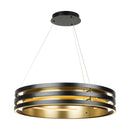 Toledo Collection 1-Light 44.5" Pendant Black and Brushed Brass