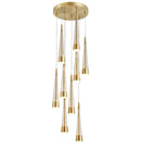 Sunnyvale Collection 9-Light Chandelier Brass