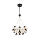 Arlo Collection 8-Light Chandelier Black