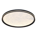 Luna Integrated LED Flush Mount 16", Black - AC6873BK