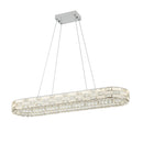 Elegance Integrated LED Island Light, Chrome with Crystal Glassware - AC6924PN