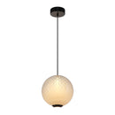 Celeste Integrated LED Pendant 12", White with Diamond Glassware - AC6940WH