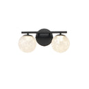 FORMA 12W LED Vanity 2lt Black - AC6962BK
