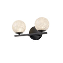 FORMA 12W LED Vanity 2lt Black - AC6962BK