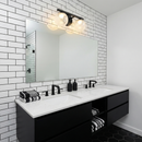 FORMA 12W LED Vanity 2lt Black - AC6962BK