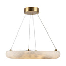 Camila 19" LED Pendant with Alabaster - AC7468BR