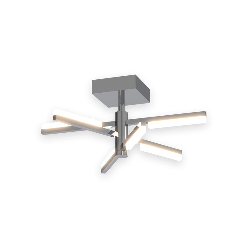 Stix - LED Semi-Flush Mount - Chrome
