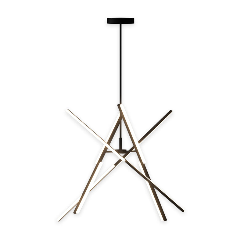 Stix - LED Chandelier - Black