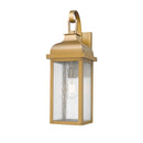 Madrid 1 Light Outdoor Wall Sconce 17.5", Weathered Brass - AC8180WB