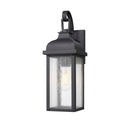 Madrid 1 Light Outdoor Wall Sconce 23.4", Black - AC8181BK