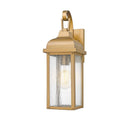 Madrid 1 Light Outdoor Wall Sconce 23.4", Weathered Brass - AC8181WB