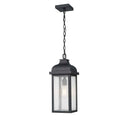 Madrid 1 Light Outdoor Pendant, Black - AC8185BK