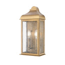 Madrid 2 Light Outdoor Wall Sconce, Weathered Brass - AC8186WB