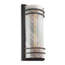 Keswick 1 Light Outdoor Wall Sconce, Black - AC8730BK