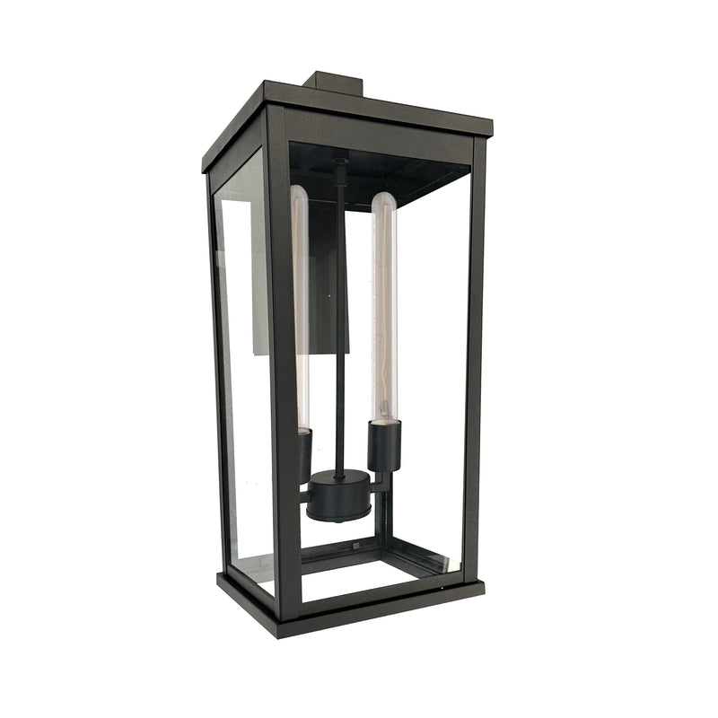 Elmgrove - 2-Light Outdoor Wall Light - 10" - Black