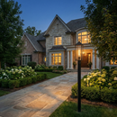 PORTSIDE OUTDOOR POST LIGHT - AC8983BK