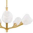 Adelyn Chandelier 5 lights gold leaf - ADEL5030GFL