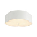 Adella 14-in Antique White Socket Flush Mount - FM566314AW
