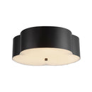 Adella 14-in Matte Black Socket Flush Mount - FM566314MB
