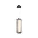 Alai 16-in Urban Bronze/Ribbed Glass LED Pendant - PD374316UBCR-UNV